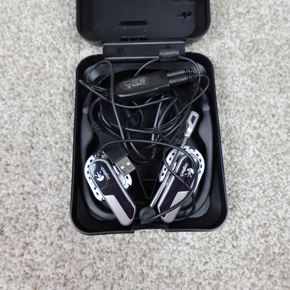 Logitech A5572A Digital Precision PC Gaming Corded Headset with Mic and Case